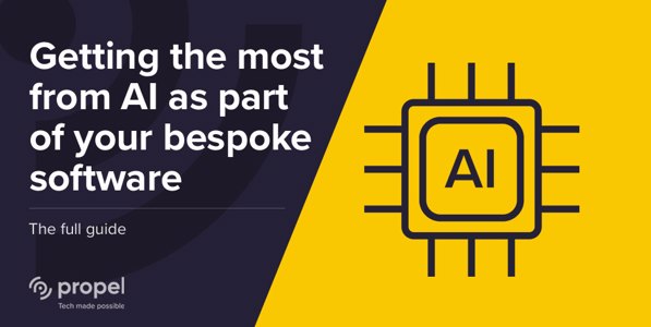 Getting the most from AI as part of your bespoke software